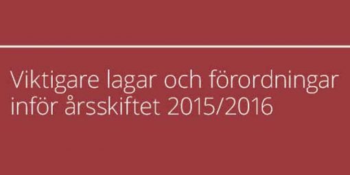 Nya lagar 2016